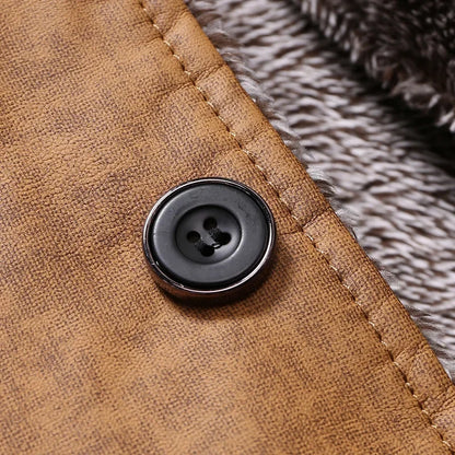 Valentin | HERREN-MANTEL AUS Wildleder